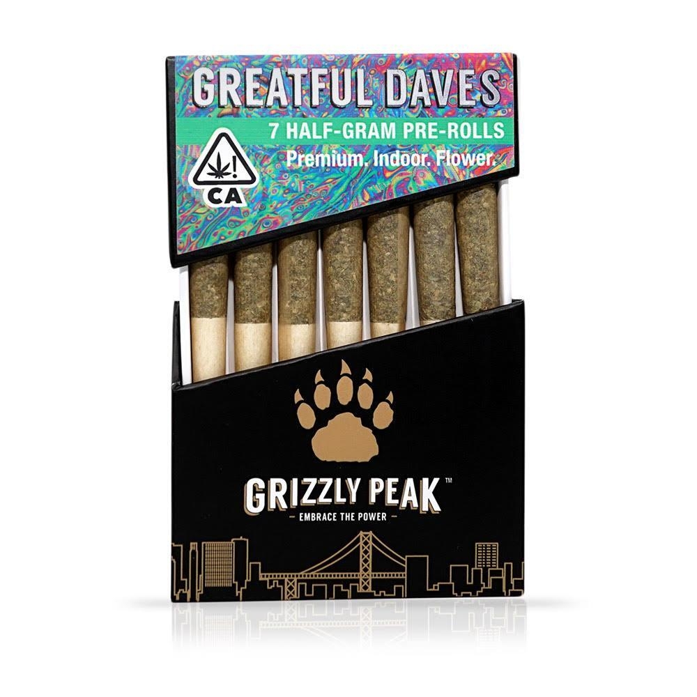 pre-roll produced by Grizzly Peak Big Steve [.5g]