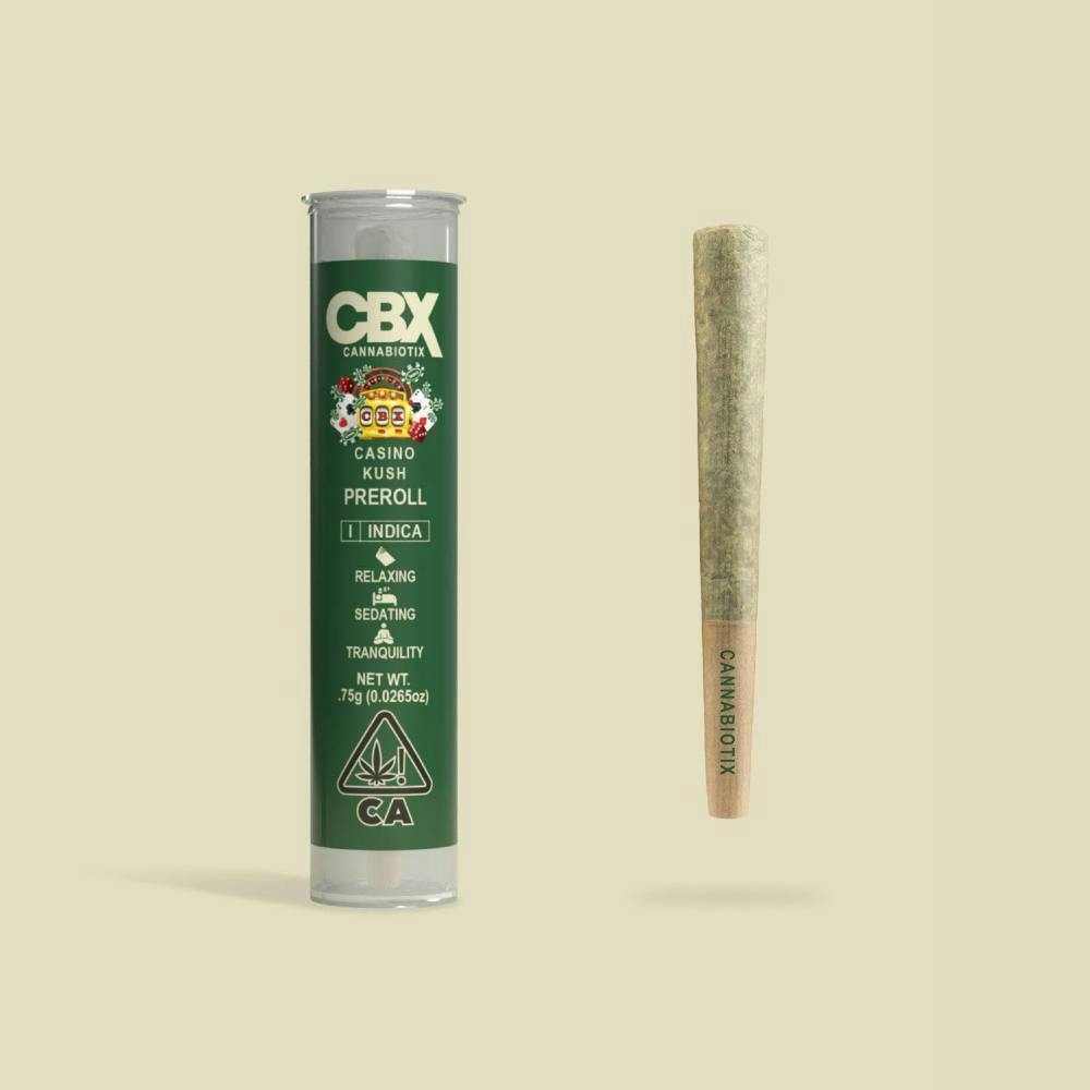 pre-roll produced by CBX Cannabiotix Casino Kush [.75g]