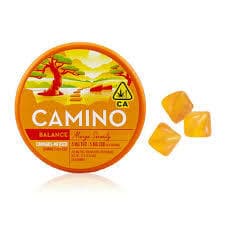 edible produced by Camino 1:1 'Balance' Mango Serenity [20pk] (100mg CBD/100mg THC)