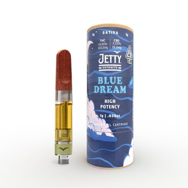 vape produced by Jetty Extracts Blue Dream