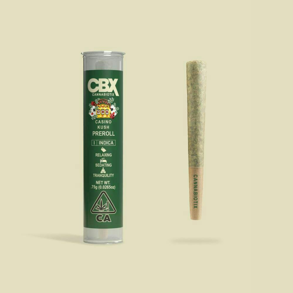 pre-roll produced by CBX Cannabiotix Casino Kush [.75g]